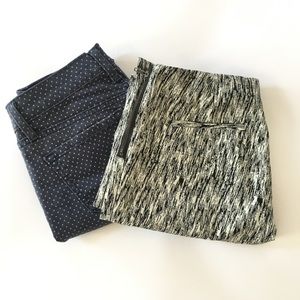 Old Navy Polka-Dot Pants & RD Style Pattern Pants